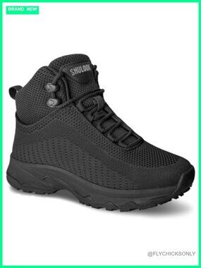 Women's Non Slip Work Boots Lightweight Mesh Slip Resistant Chef Shoes Ankle